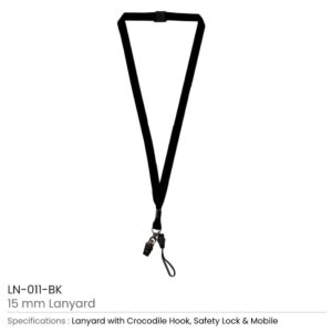 Lanyards with Crocodile Clip, Mobile Holders & Safety Lock - Image 7