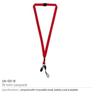 Lanyards with Crocodile Clip, Mobile Holders & Safety Lock - Image 11