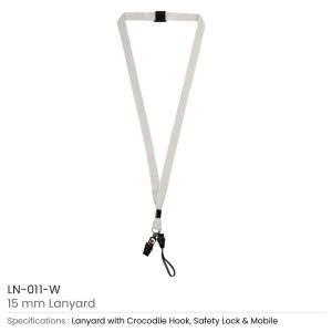 Lanyards with Crocodile Clip, Mobile Holders & Safety Lock - Image 5