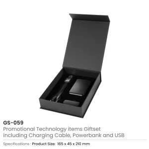 Premium Corporate Tech Gifts in Black Magnetic Closure Gift Box - Image 4