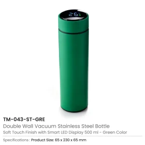 Smart Temperature LED Display Bottles in Soft Touch Finish - 500ml - Image 8