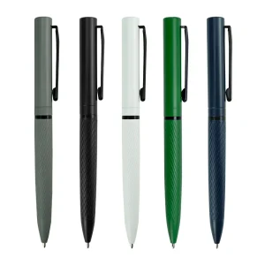 Metal Pens Twist Action Matte Finish and Black Clip