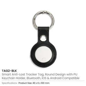 Smart Anti-Loss Tracker with PU Keychain – Track It Anywhere - Image 7