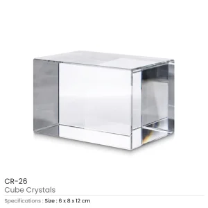 3D Rectangular Crystal Cube - Image 4